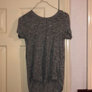 Gray Hollister tee